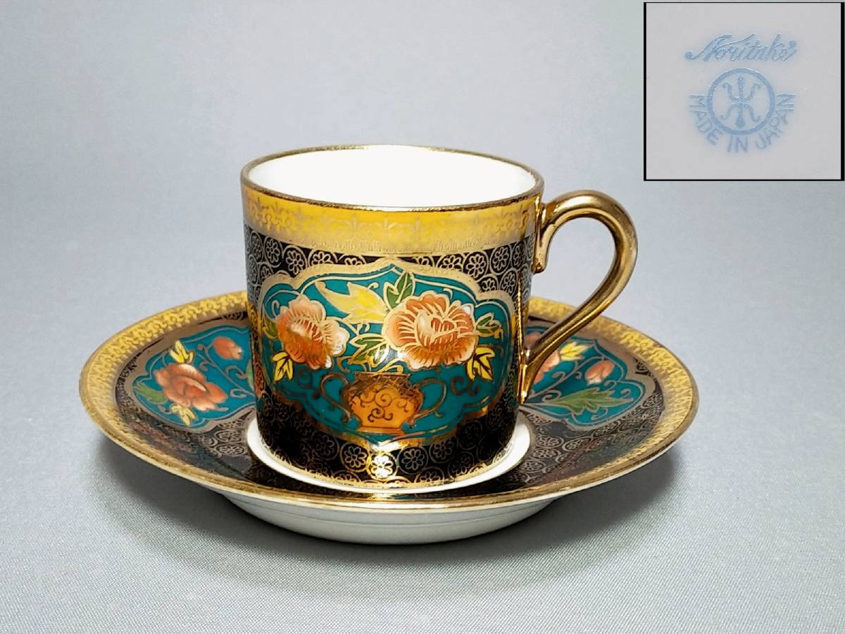 FK31 カップ&ソーサー オールドノリタケ マルキ印 デミタスカップ 金