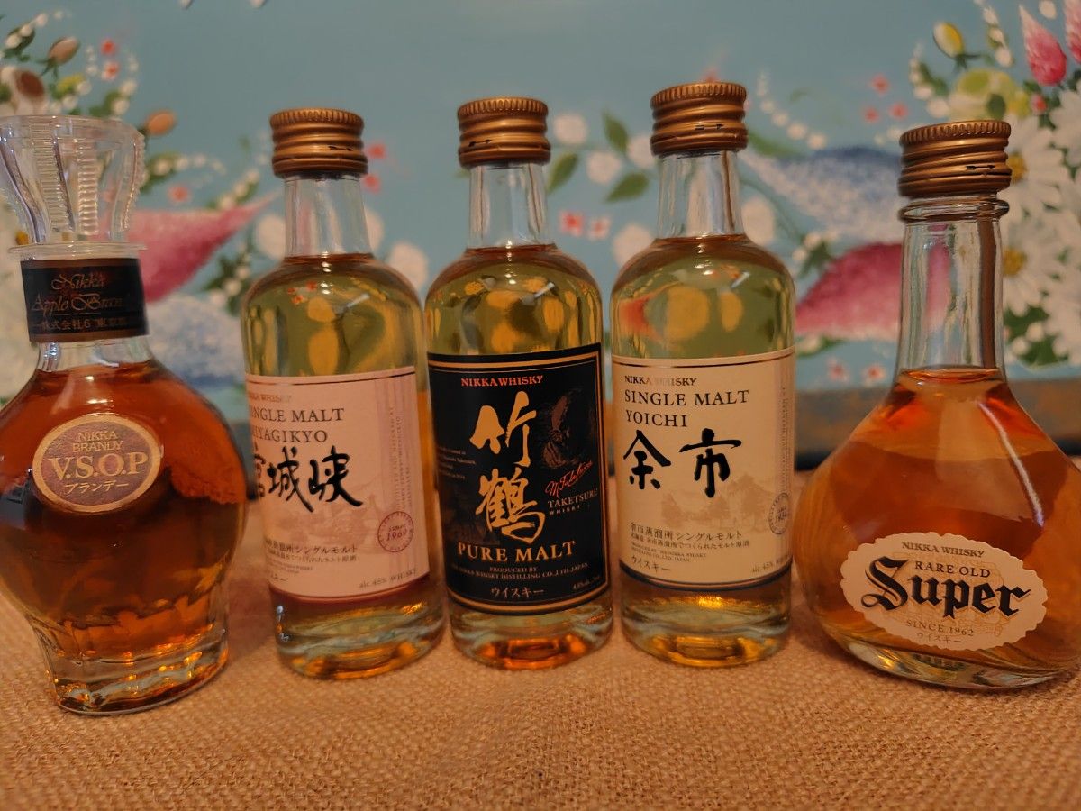 ニッカウヰスキー シングルモルト 5本セット