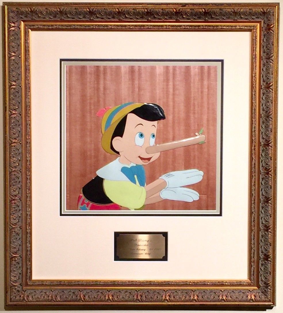 ディズニー ピノキオ ランプウィック ランピー 原画 セル画 限定 レア