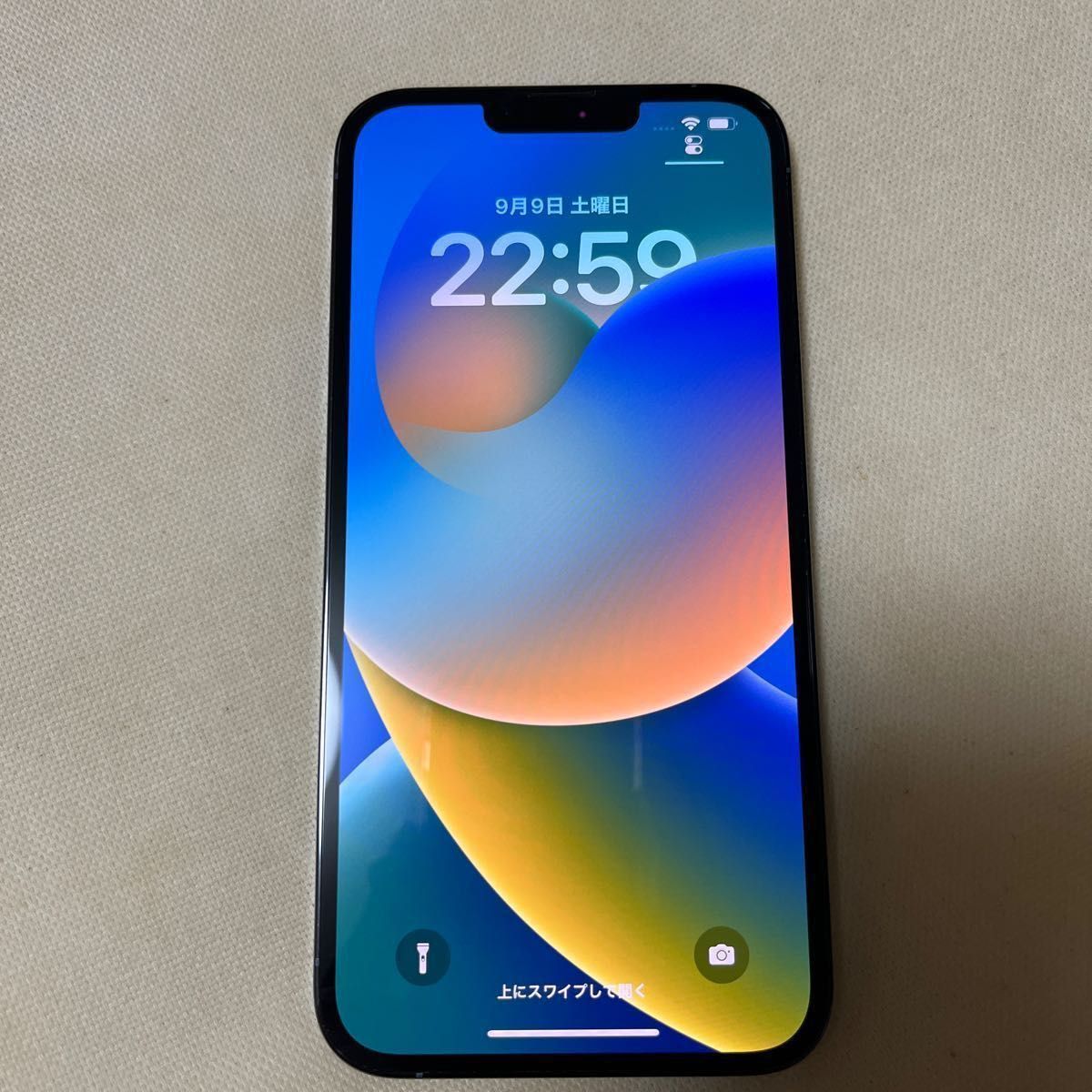 美品 Apple iPhone 13 Pro MAX 256GB シエラブルー SIMロック解除済み