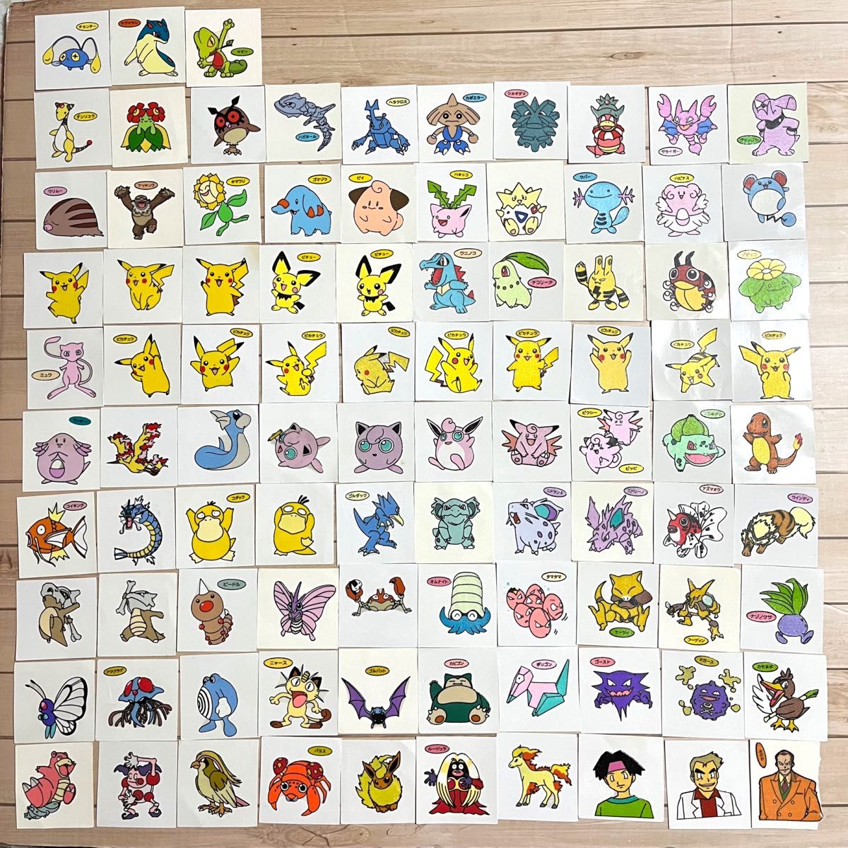 激レア] 初代 ポケモンパンシール まとめ売り 566枚