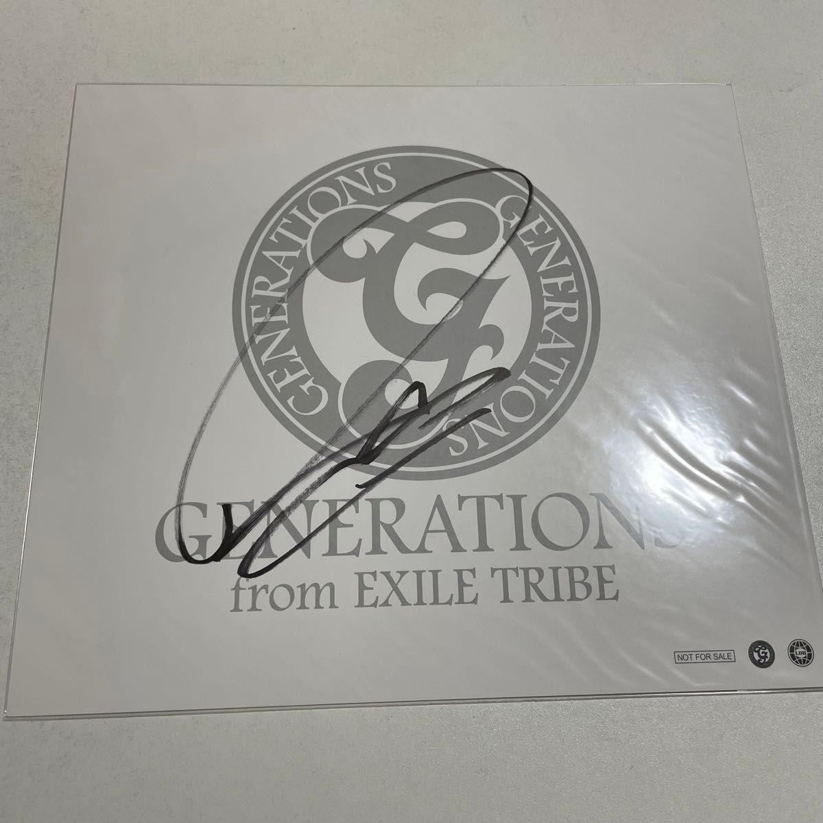 GENERATIONS from EXILE TRIBE 直筆 サイン色紙 メンバー全員 7人分