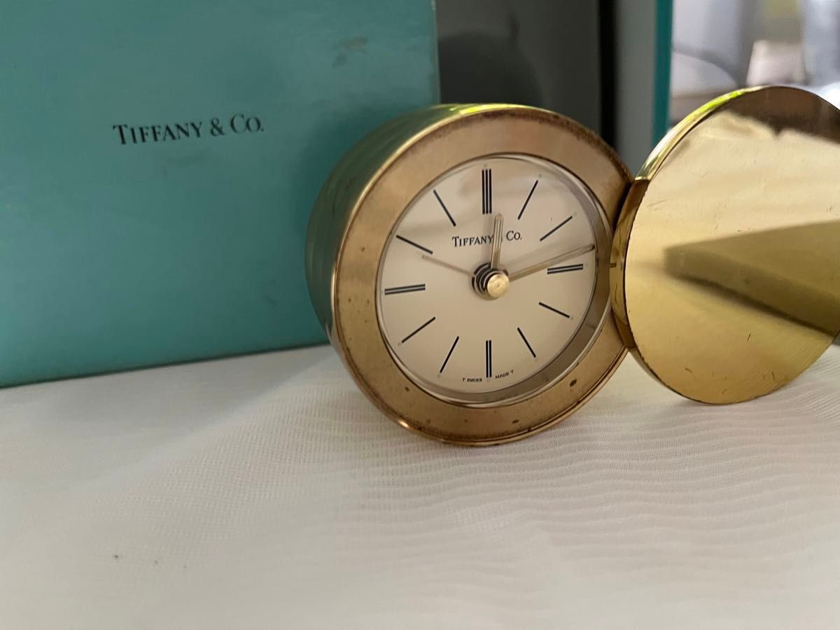 Tiffany&co ティファニー 置き時計 ゴールド 目覚まし時計 ビンテージ