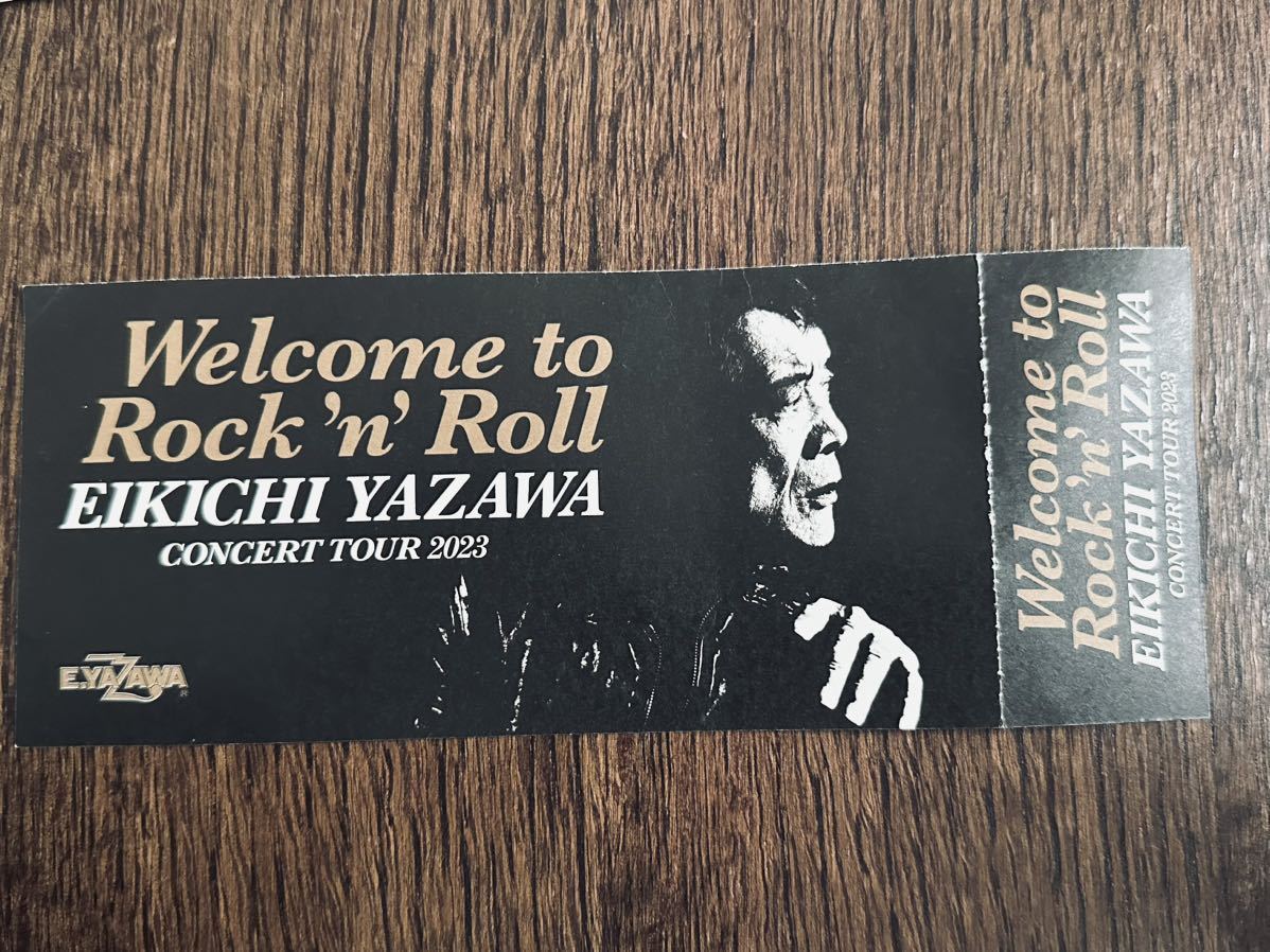 矢沢永吉 2023ツアー SS席特典 ピンバッジ メモリアルチケット 銀