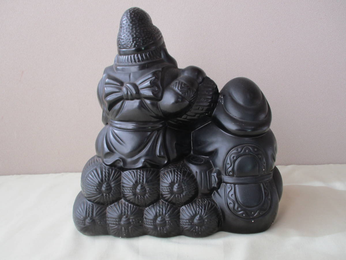 大黒・恵比寿の置物 陶器製・縁起物・七福神・インテリア・美術工芸品