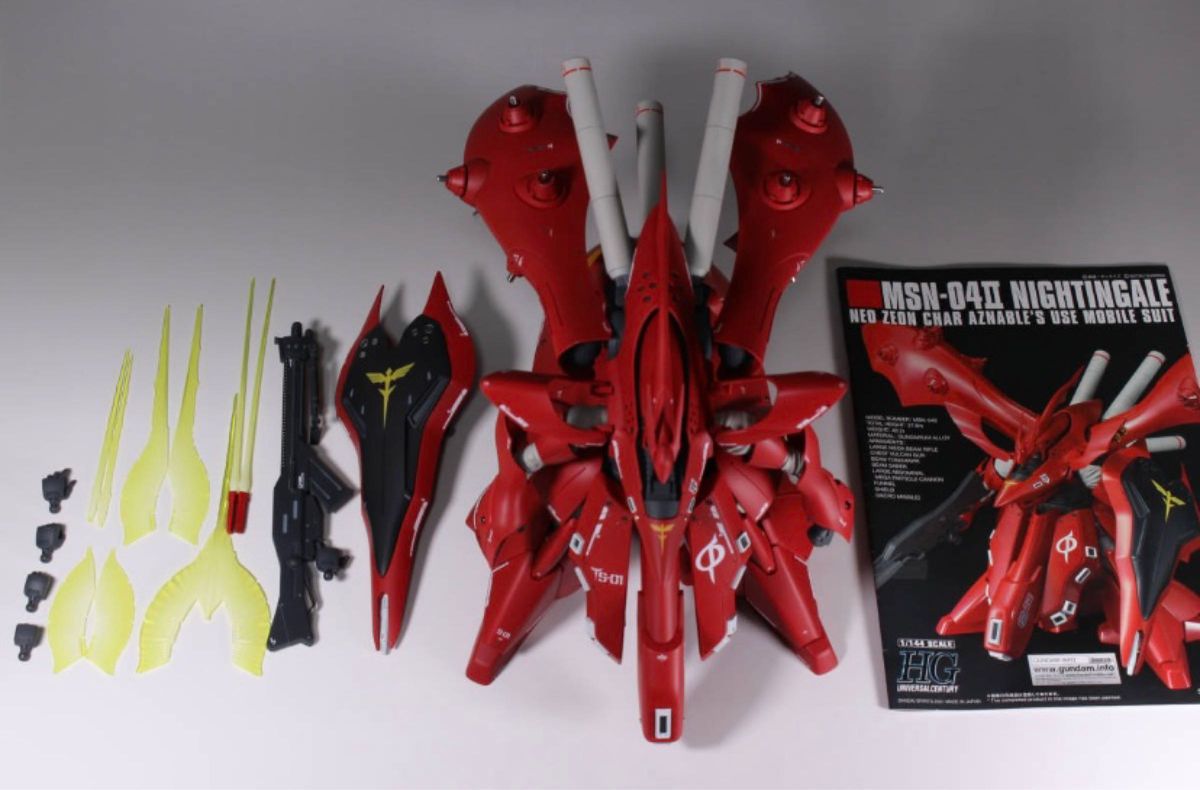 塗装済み完成品 HGUC 1/144 ナイチンゲール 全塗装｜Yahoo!フリマ（旧