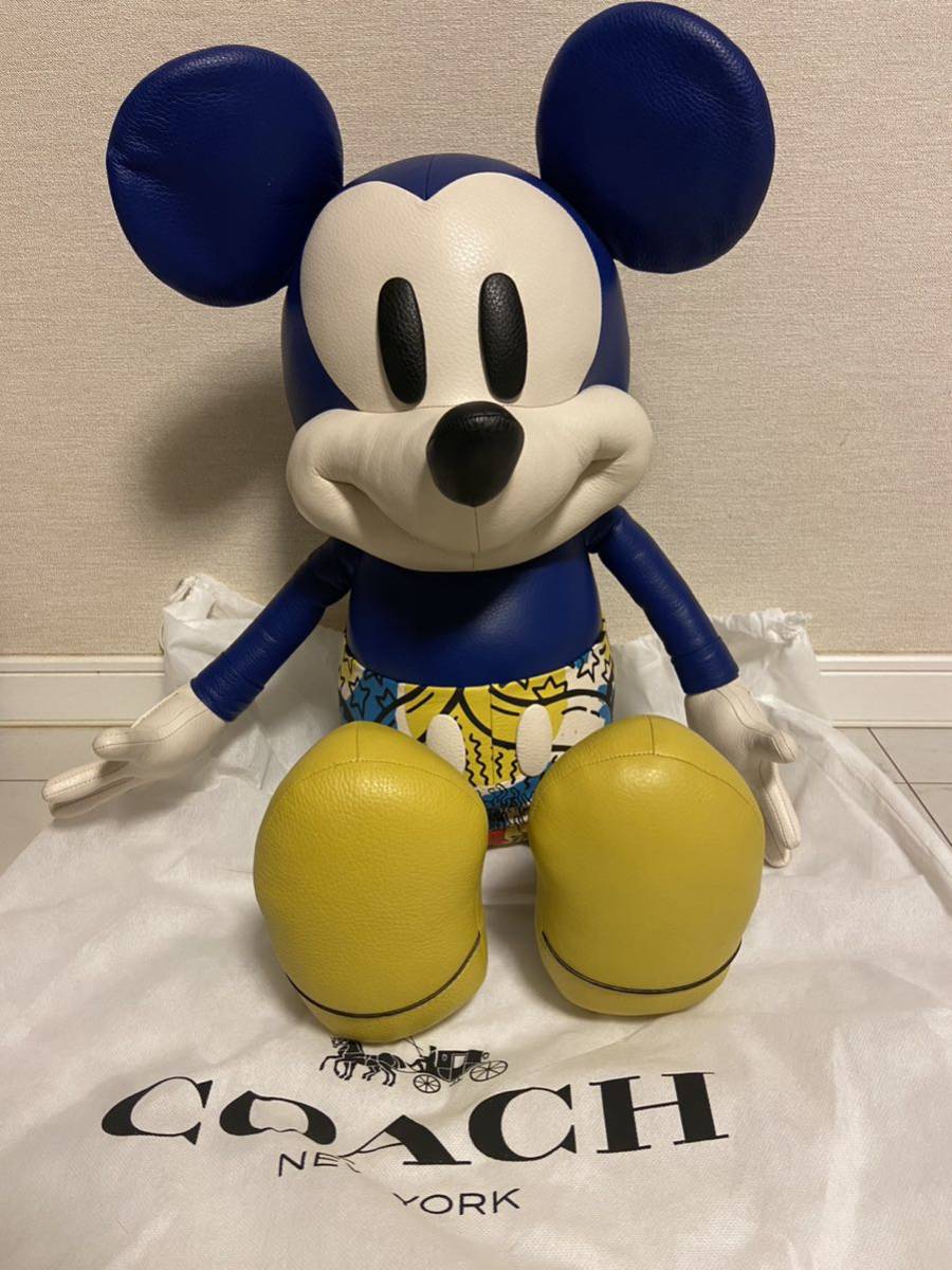 ディズニーコーチコラボミッキーマウス×キースヘリングドールC7118新品
