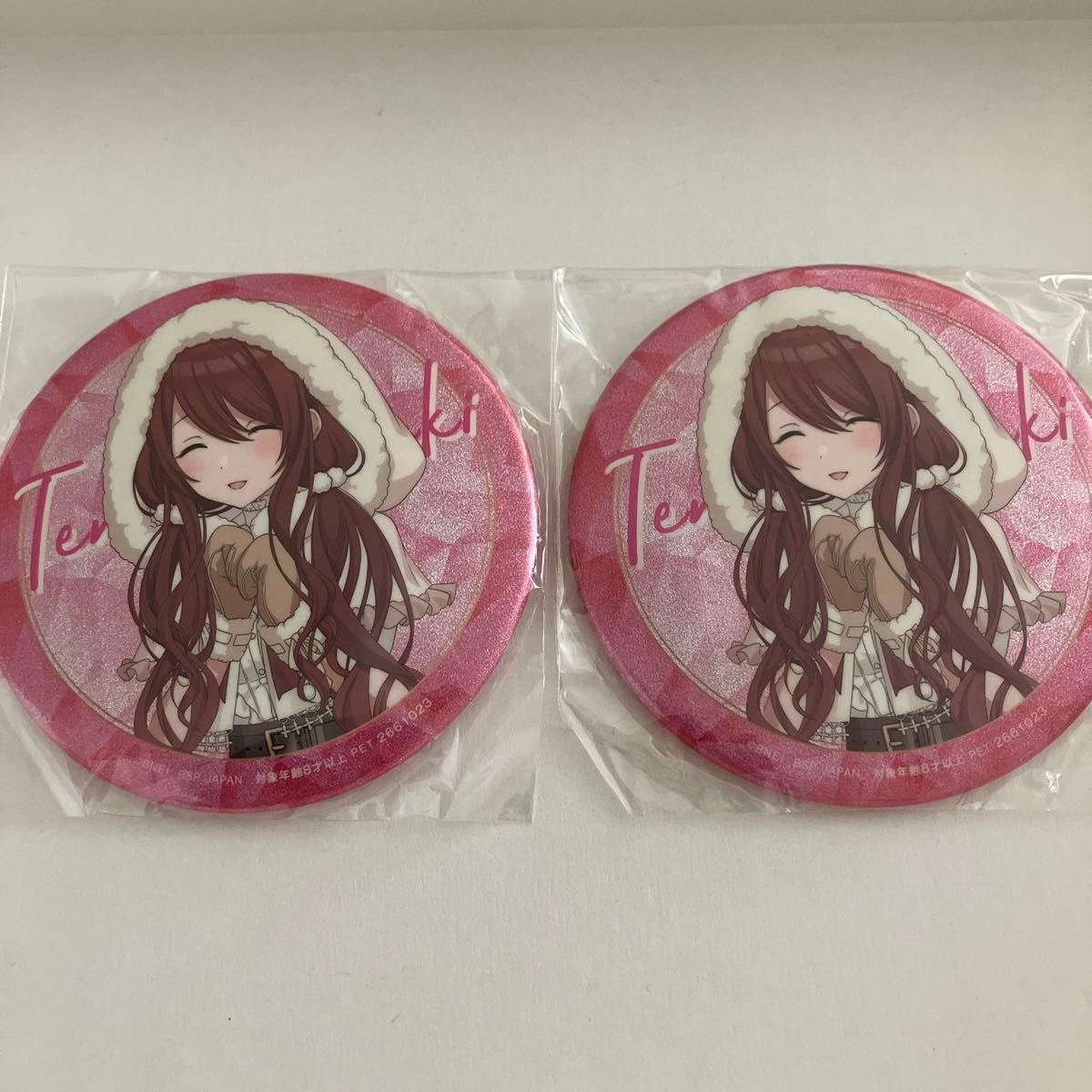 シャニマス 大崎甜花 アイマスエキスポ EXPO 公式グリッター缶バッジ