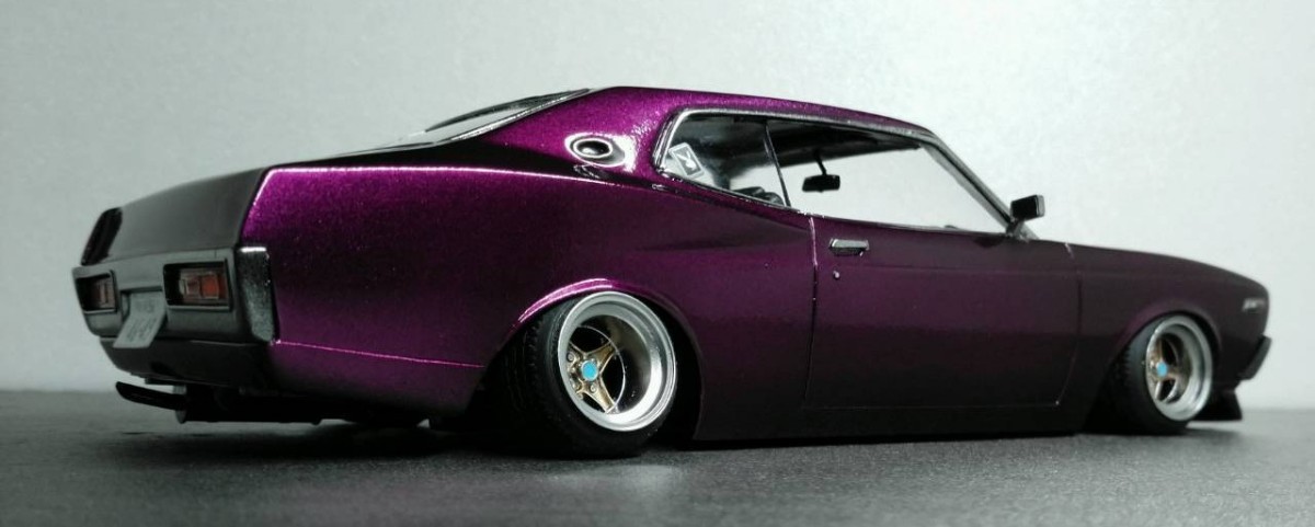 アオシマ 1/24 ローレル130 （ブタケツ） 改造完成品 Yahoo