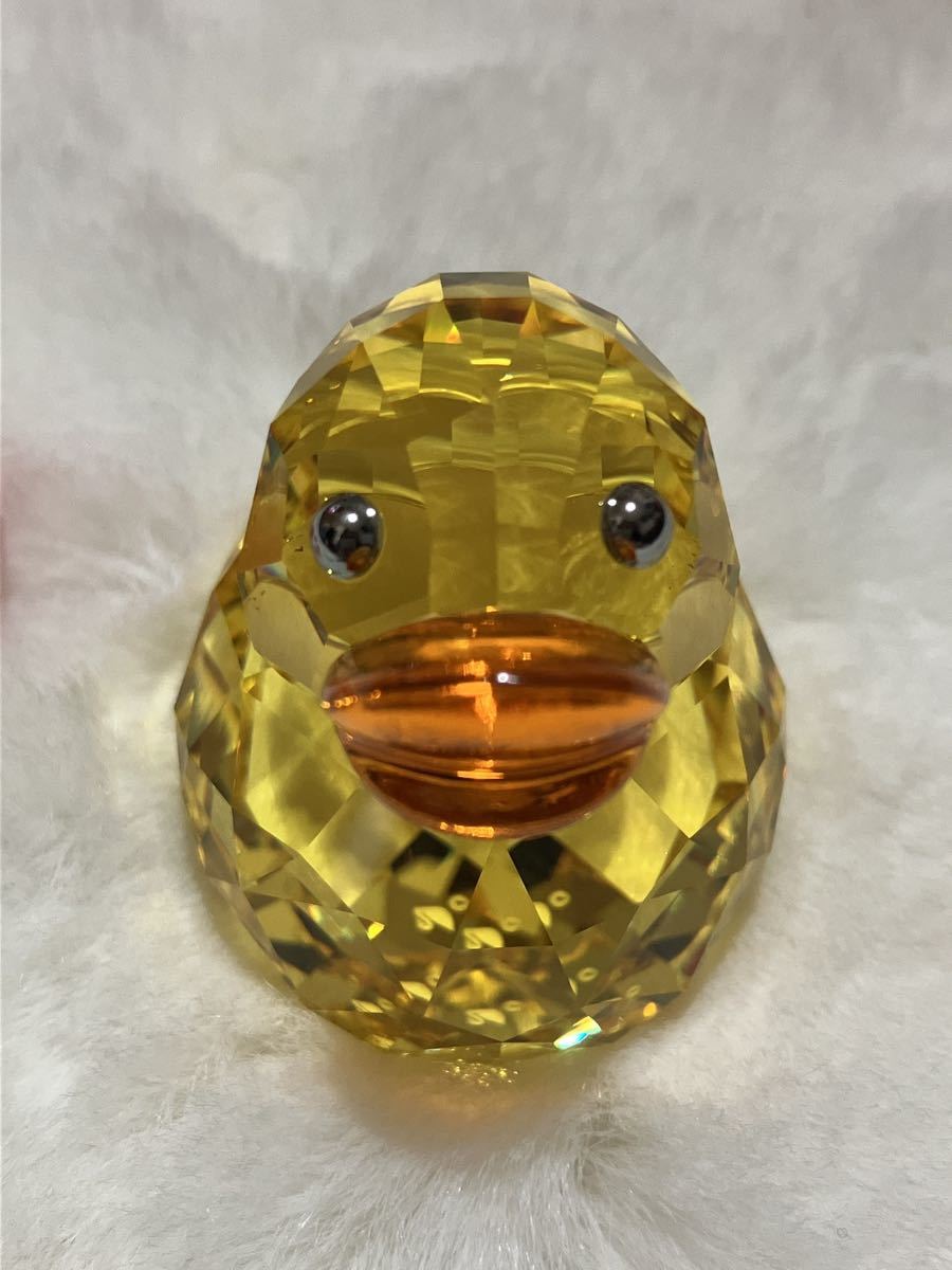 SWAROVSKI アヒルの置物ハッピーダックサニーサム