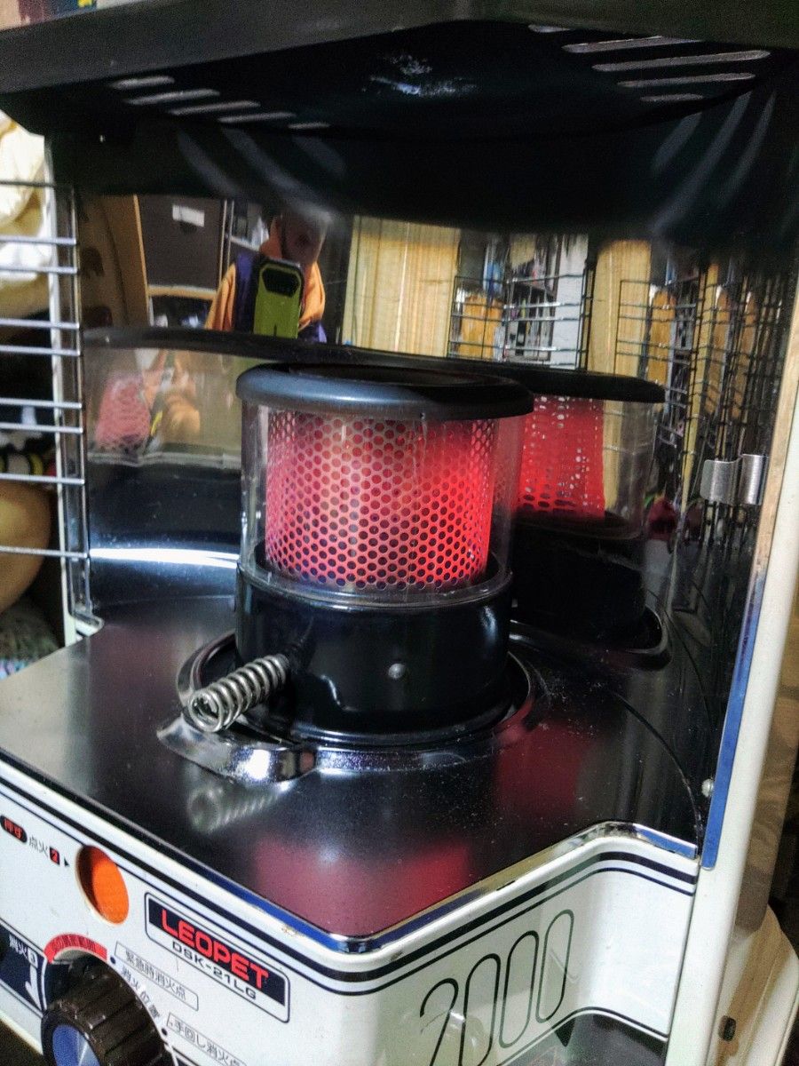 トヨクニ レトロ石油ストーブレオペットDSK-21LGアルペンホワイト