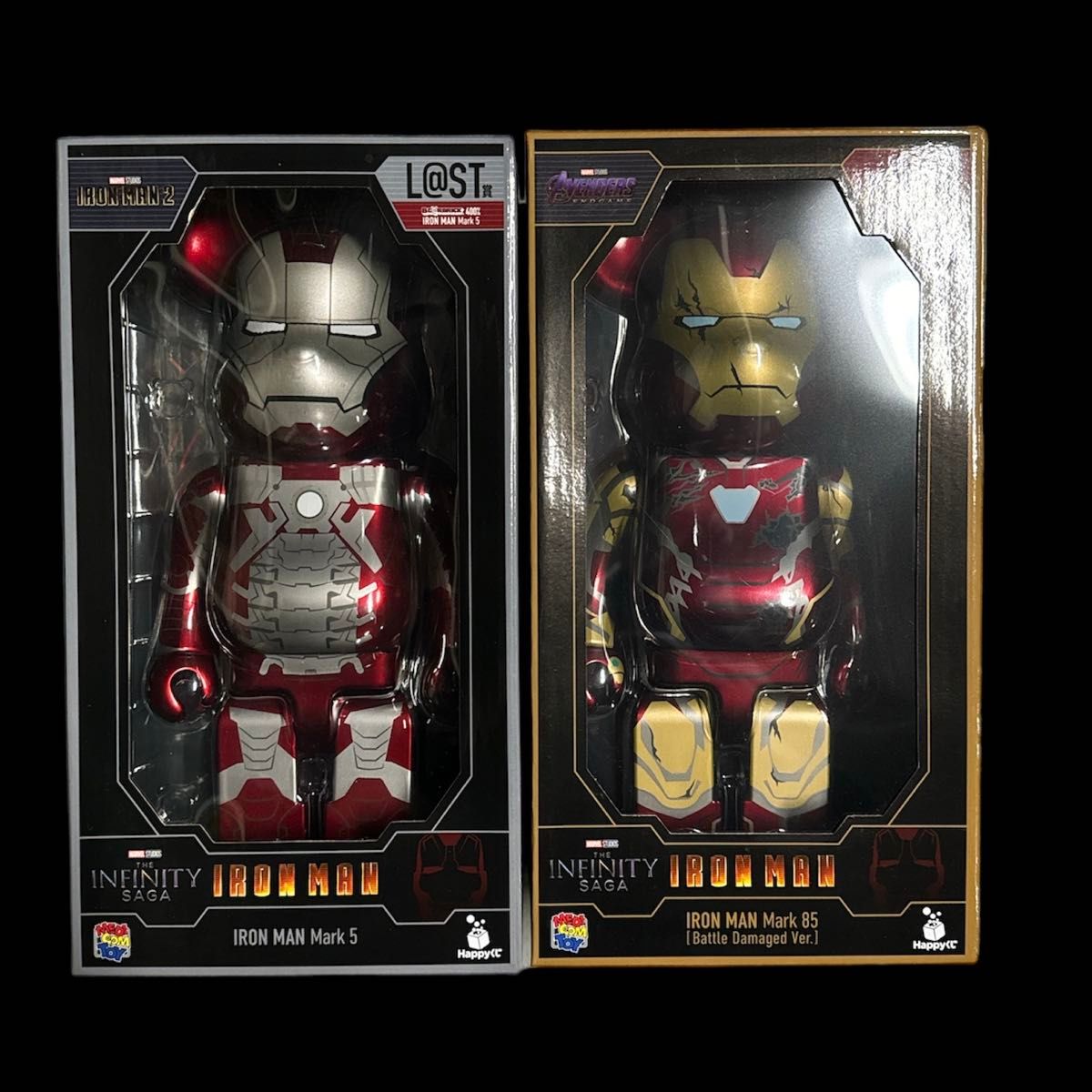 アイアンマンベアブリックHappyくじSP賞LAST賞セット MARVEL Infinity
