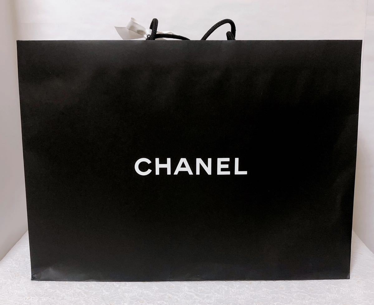 シャネル「CHANEL」ショッパー 限定メッセージカード付き 特大サイズ