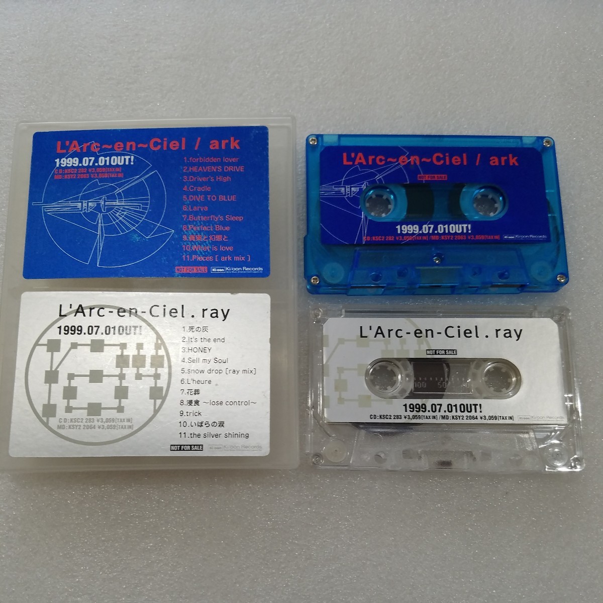 送料無料【非売品】L'Arc~en~Ciel プロモ盤 カセット テープ ark/ray