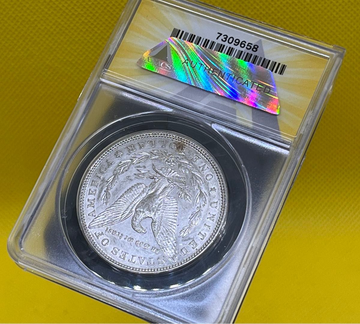 アメリカ 1896年(mintマーク無し) モルガンダラー銀貨 ANACS鑑定済