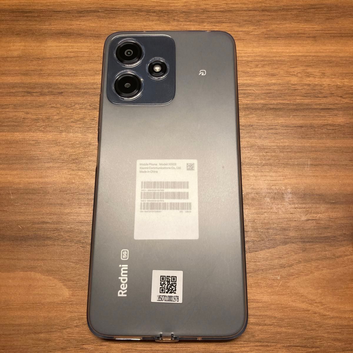 中古品 Xiaomi スマートフォン Redmi12 5G ミッドナイトブラック Redmi