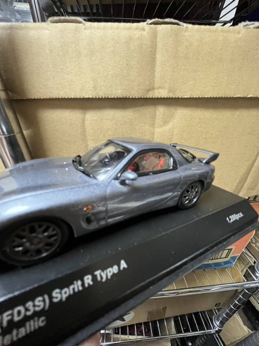 京商 マツダ RX-7 (FD3S) Spirit R Type A 1/43 ミニカー グレイ