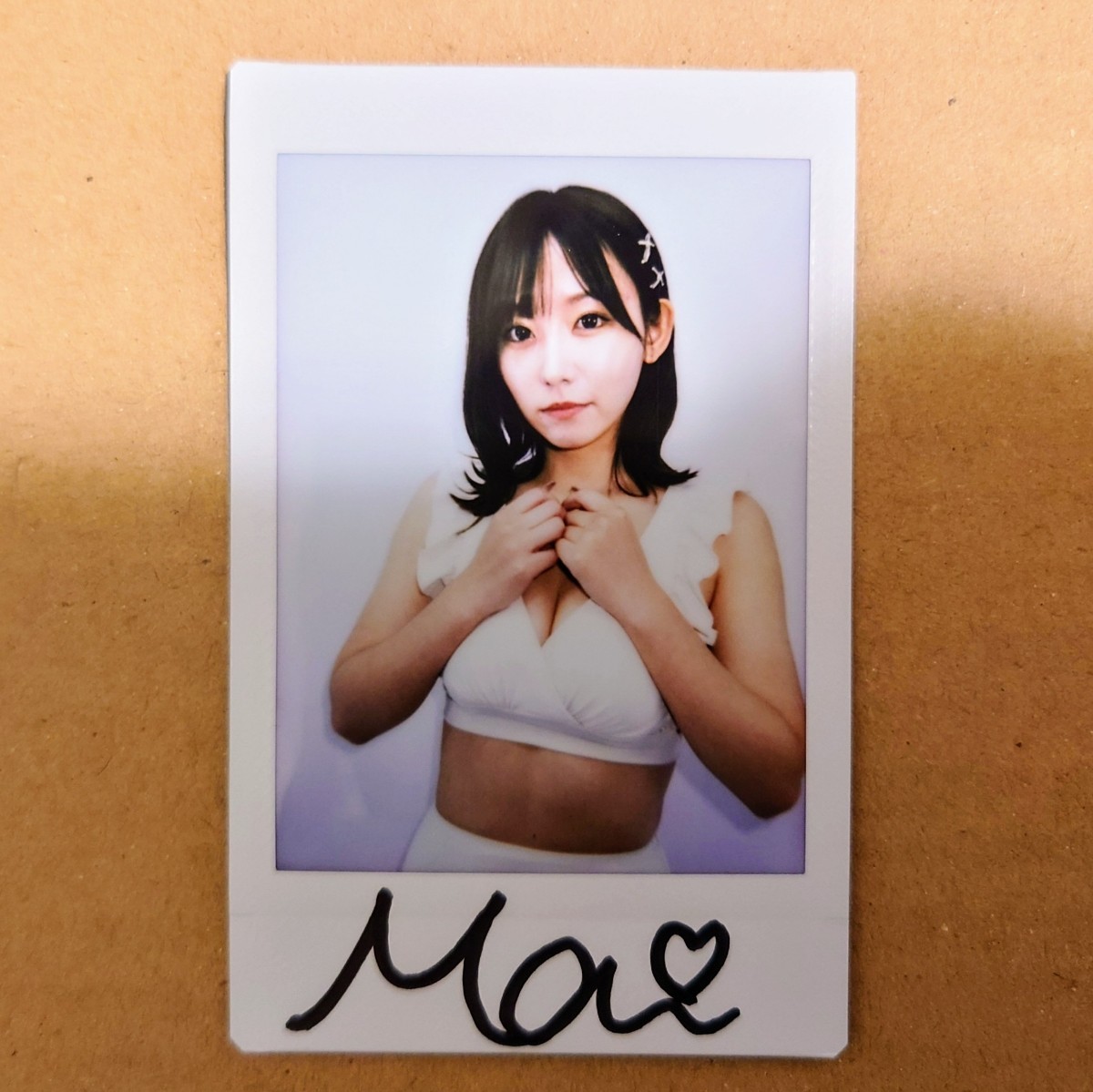 松下玲緒菜直筆サイン入りチェキFLASH
