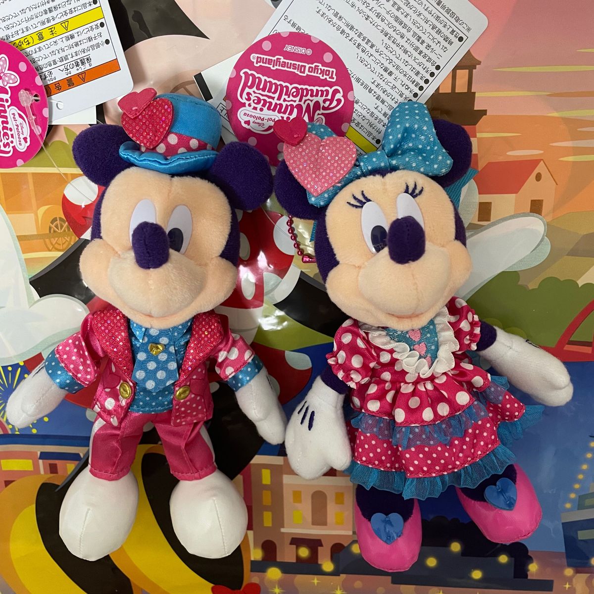 パルパルーザ ミニー ファンダーランド ミッキー ぬいぐるみバッジ