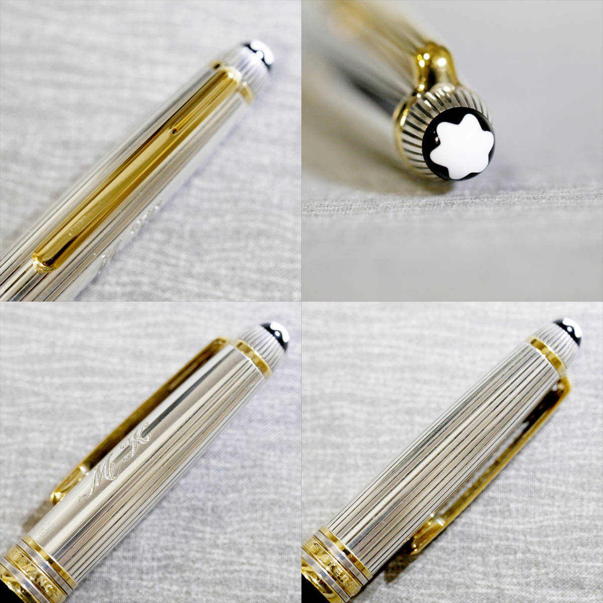 美品】モンブラン 万年筆 1441 ソリテール ドュエ シルバー マイ