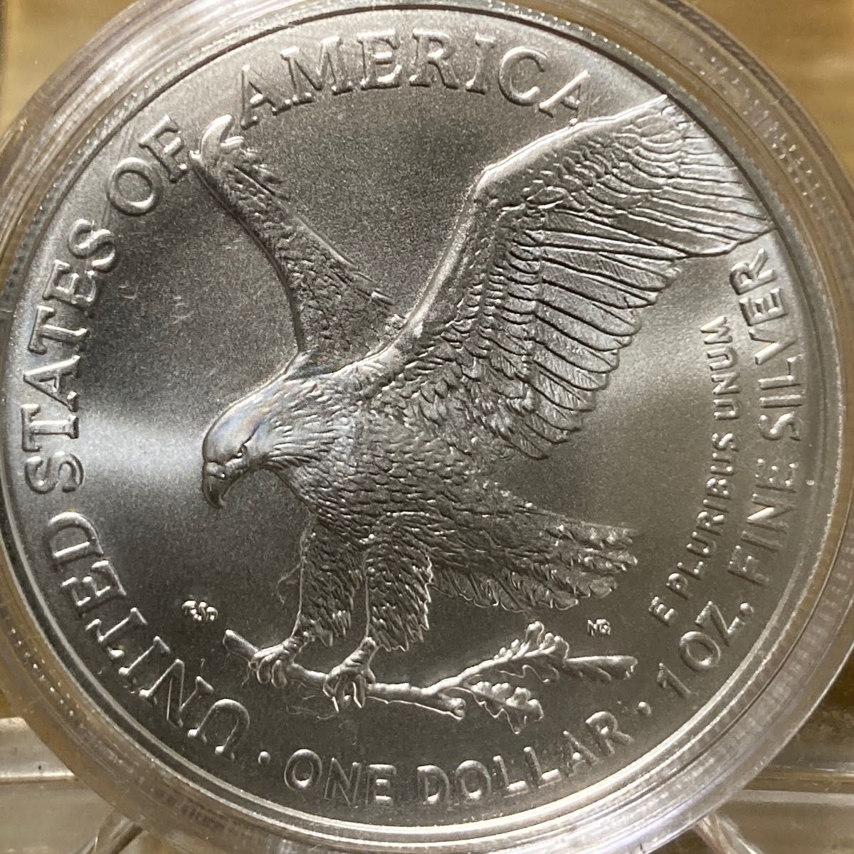 新品未使用)アメリカイーグル銀貨1オンス3枚 2020年 2021年タイプ1