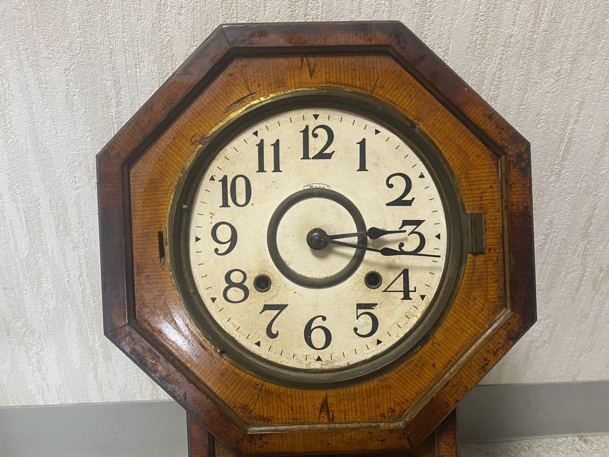 精工舎？/SEIKOSHA？ 掛け時計 REGULATOR ゼンマイ式/振り子 八角時計