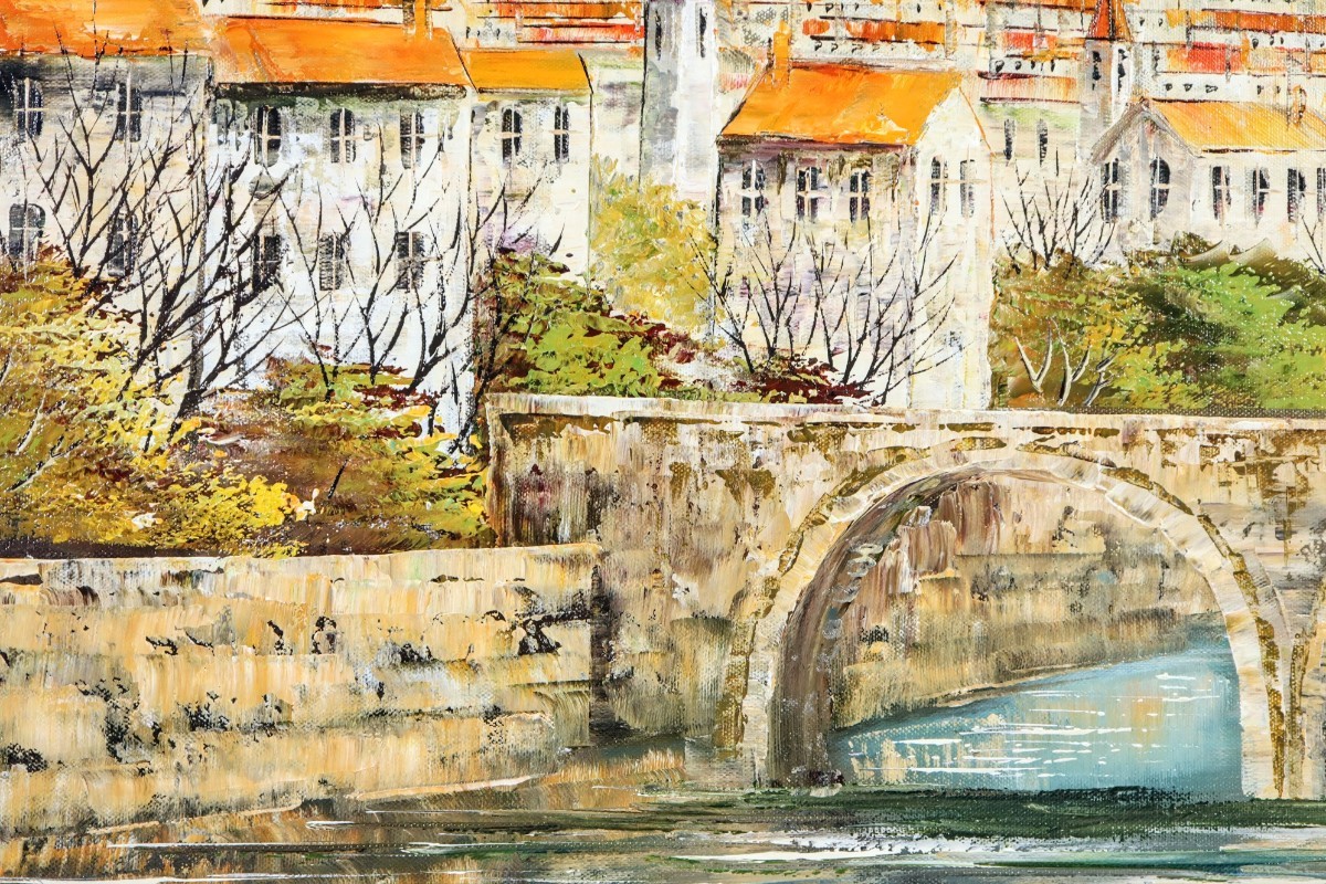 吉岡貞夫 南フランス風景画 吉岡貞夫 南フランス風景画 吉岡貞夫 南