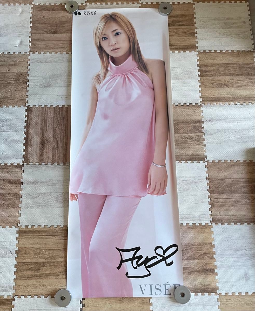 Tu-Ka ツーカー 浜崎あゆみ 販促ポスター 特大 サイズ 縦180cm.、横90cm