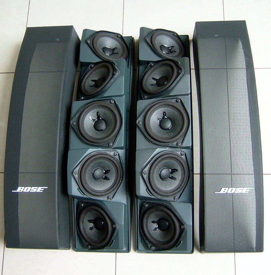 ① 2本BOSE Panaray System 502A スピーカー金具付
