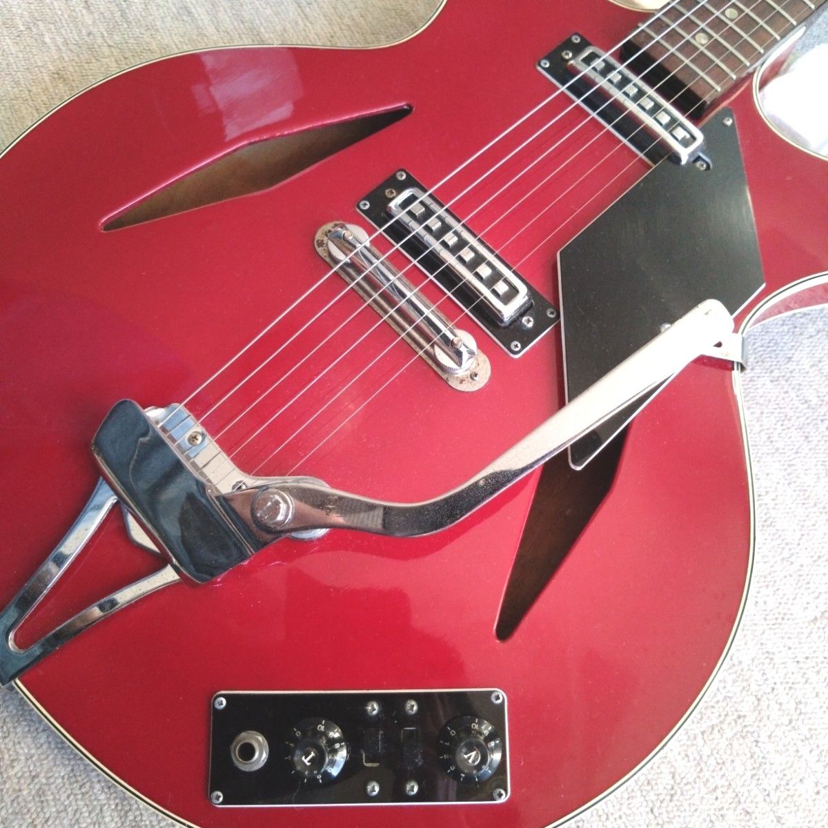 ファーストマン ブロードウェイジュニア 60年代 国産ビザールギター