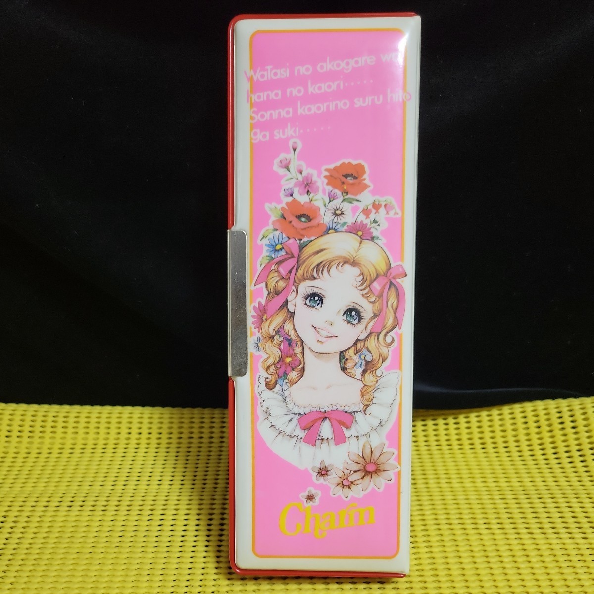 昭和レトロポップ】 Charm かわいい 少女②《 筆箱 (ペンケース
