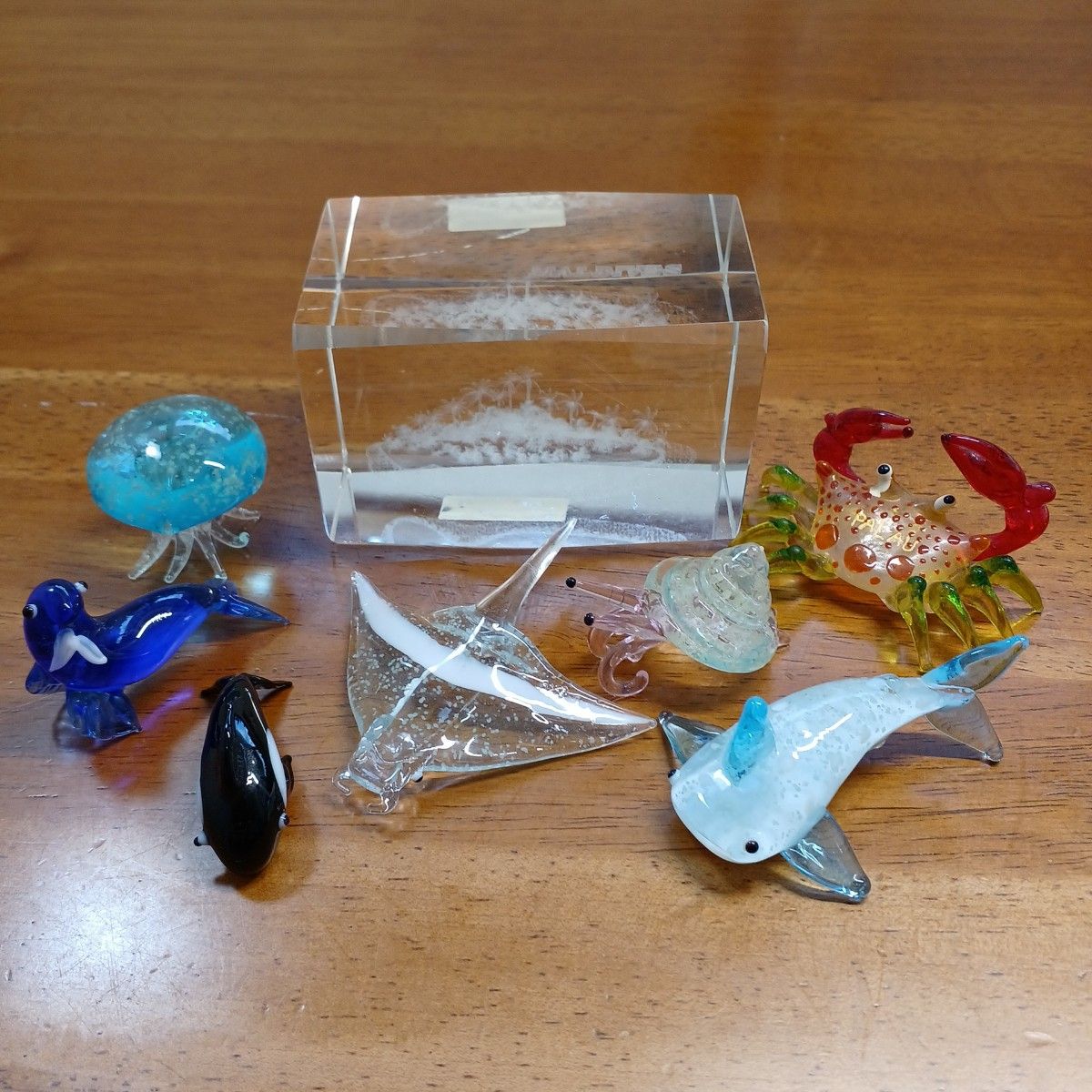 海の生き物ガラス細工(パラオ) クリスタル(モルジブ)｜Yahoo!フリマ