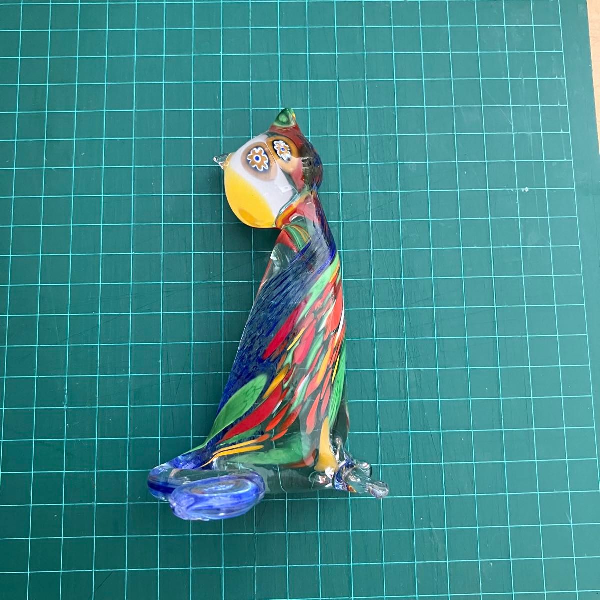 ベネチア ムラーノ ヴェネチアンガラス 置物 Murano 猫 ネコ ベネチア