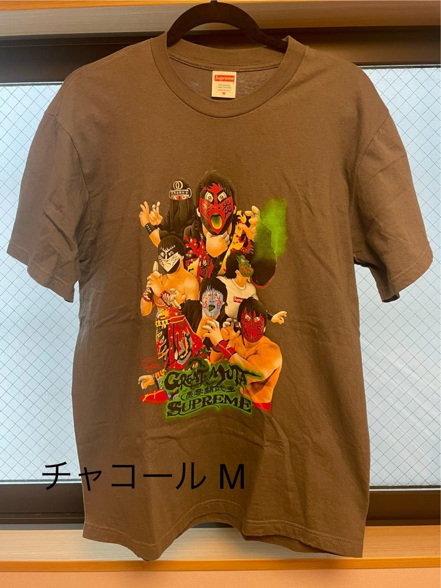 Supreme Muta Tee Charcoal M ムタT チャコール グレートムタ 23fw