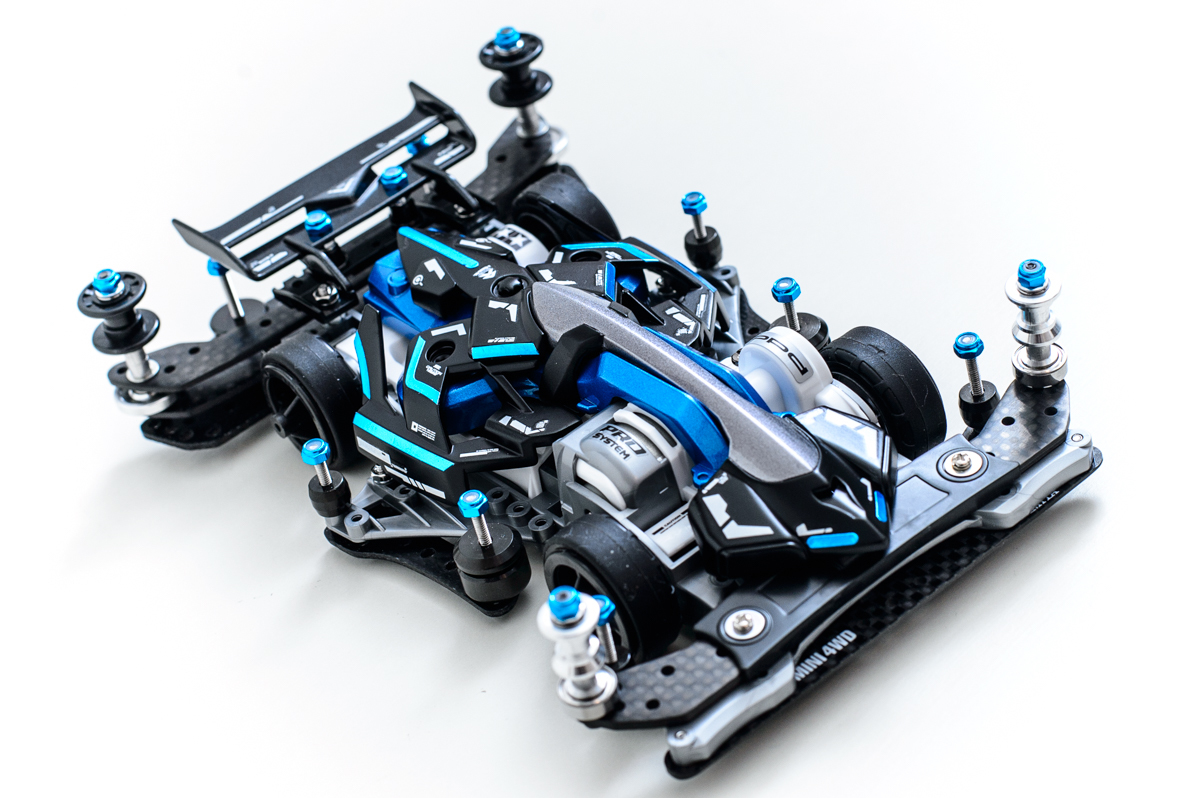 ミニ四駆 FMA完成品 (BMAXGP) TEAL マッハフレーム + おまけ ミニ四駆完成