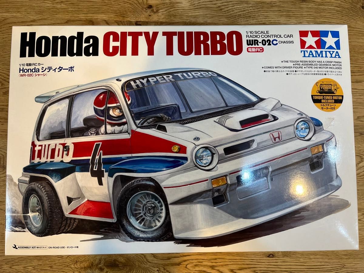 タミヤ シティターボ WR-02C 未組立 RC 絶版 1/10 HONDA CITY TURBO