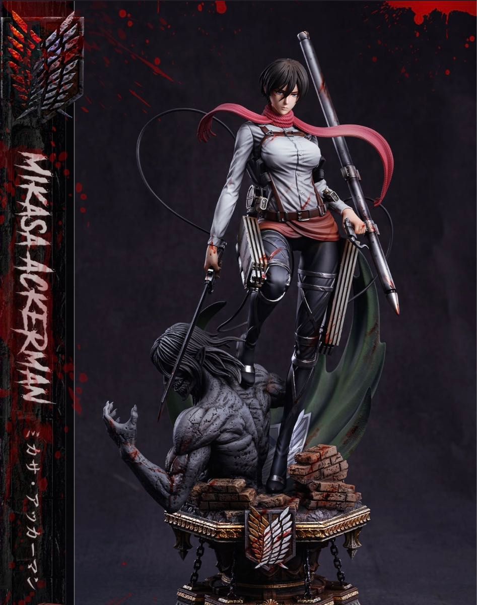 進撃の巨人 ミカサ・アッカーマン ガレージキット ガレキ スタチュー⑦