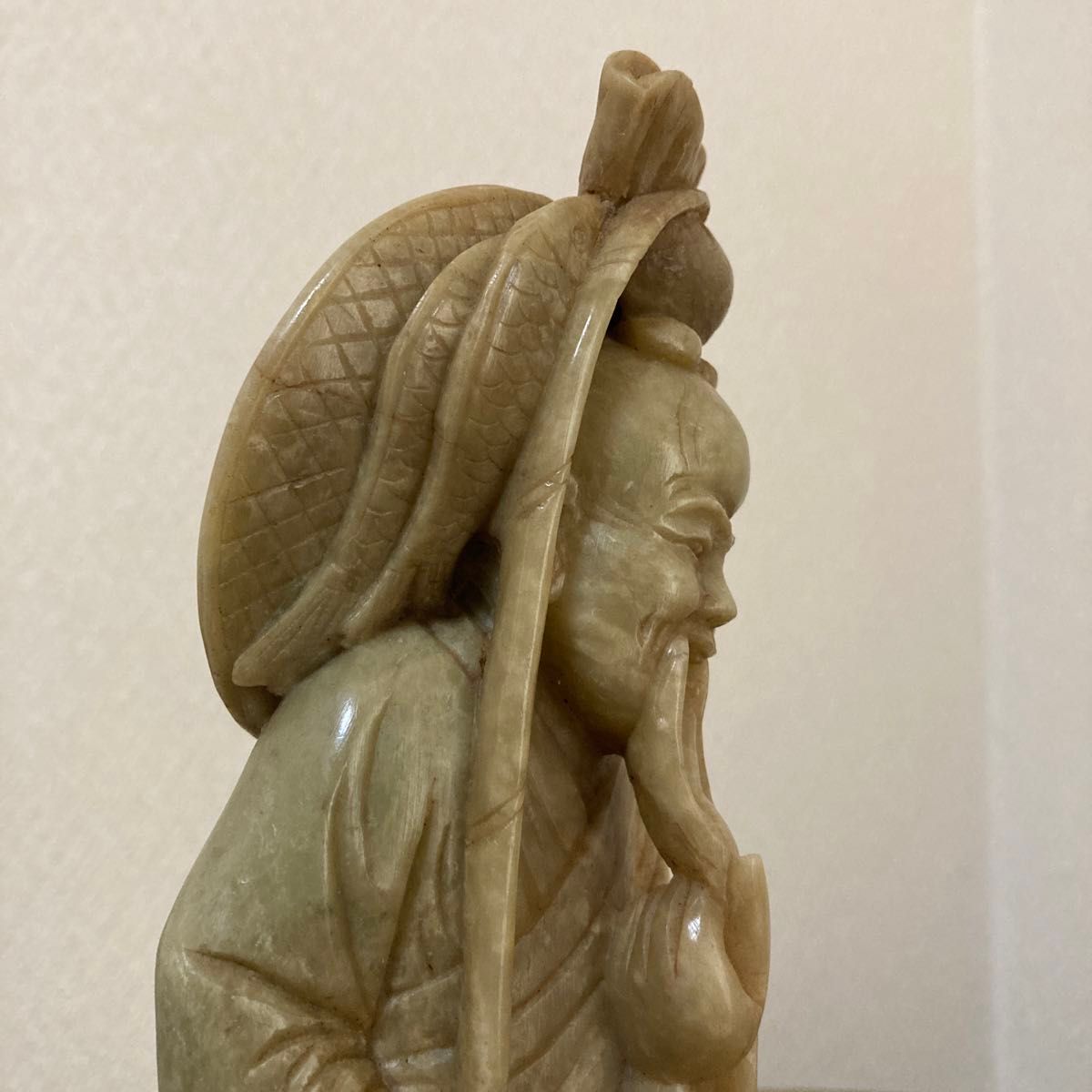 寿山石 仙人置物 中国美術 古玩 石彫刻｜Yahoo!フリマ（旧PayPayフリマ）