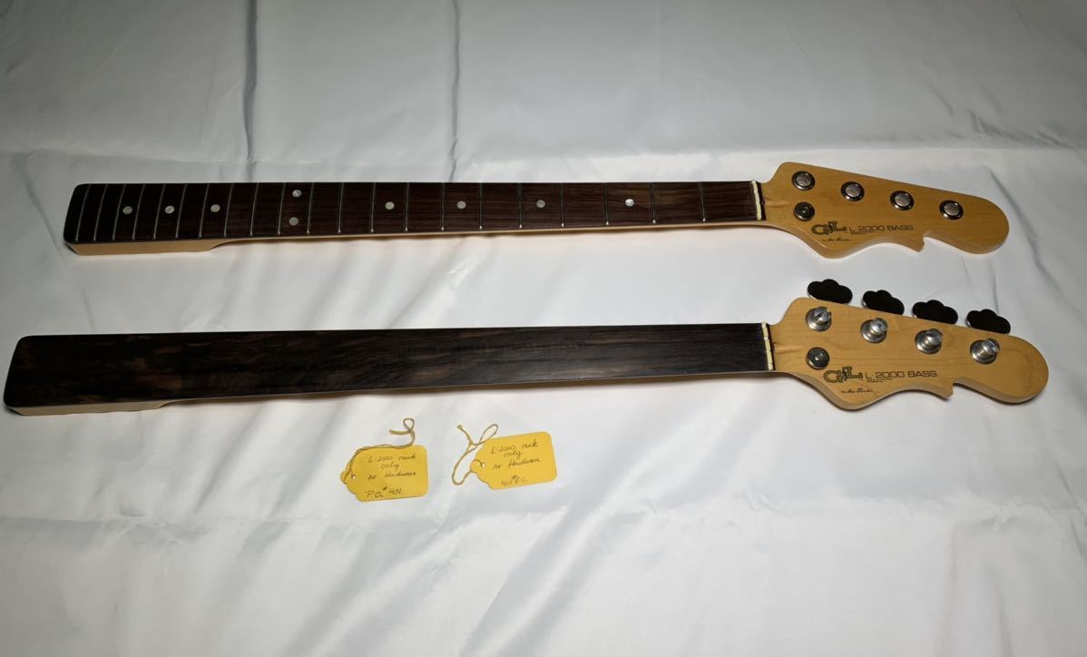 Yahoo!オークション - G&L ネック USA L2000 ベース フレットレス 現状