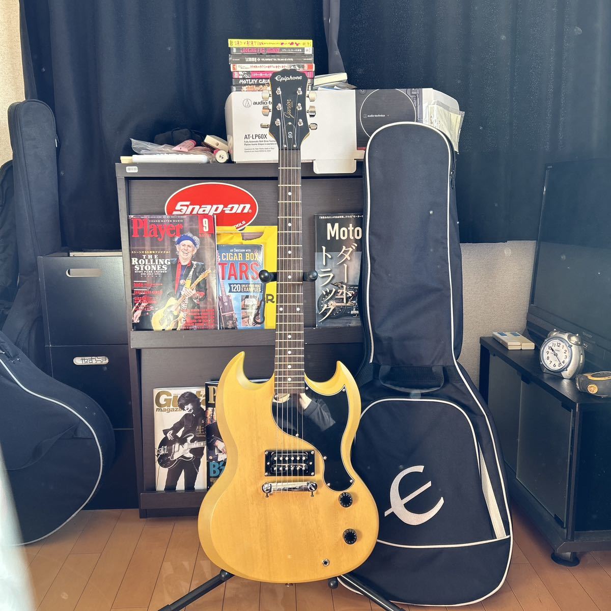 Yahoo!オークション - Epiphone by Gibson SG junio TV yellow エピフ
