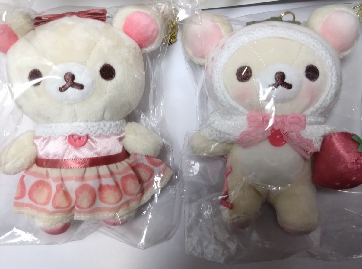 コリラックマ ストロベリーショートケーキ あつめてぬいぐるみ