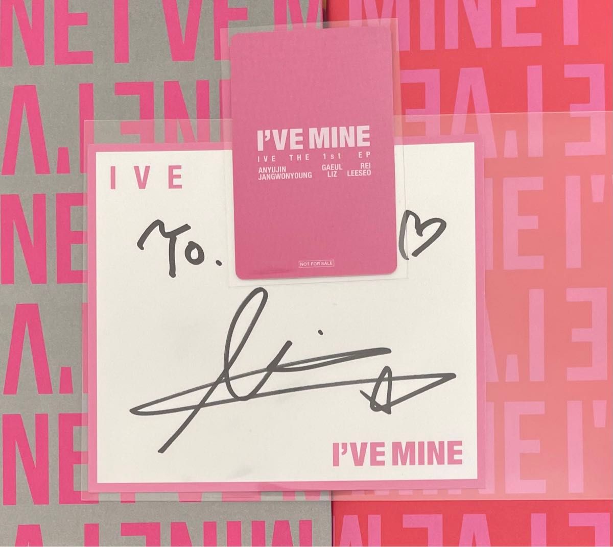 ive リズ 直筆サイン色紙 オフライントレカ｜Yahoo!フリマ（旧PayPay