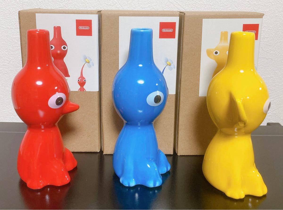 ピグミン一輪挿し3色セット