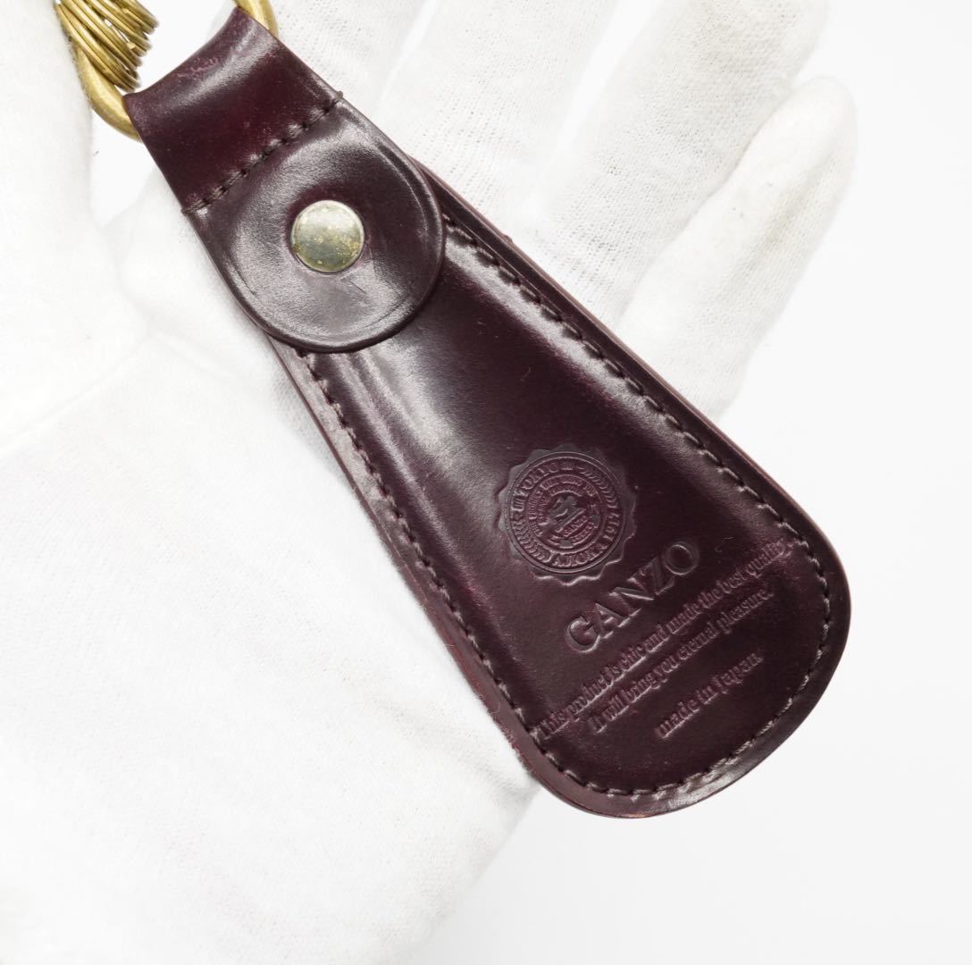 未使用】GANZO シェルコードバン2 キーケース ホーウィン社 ブラック