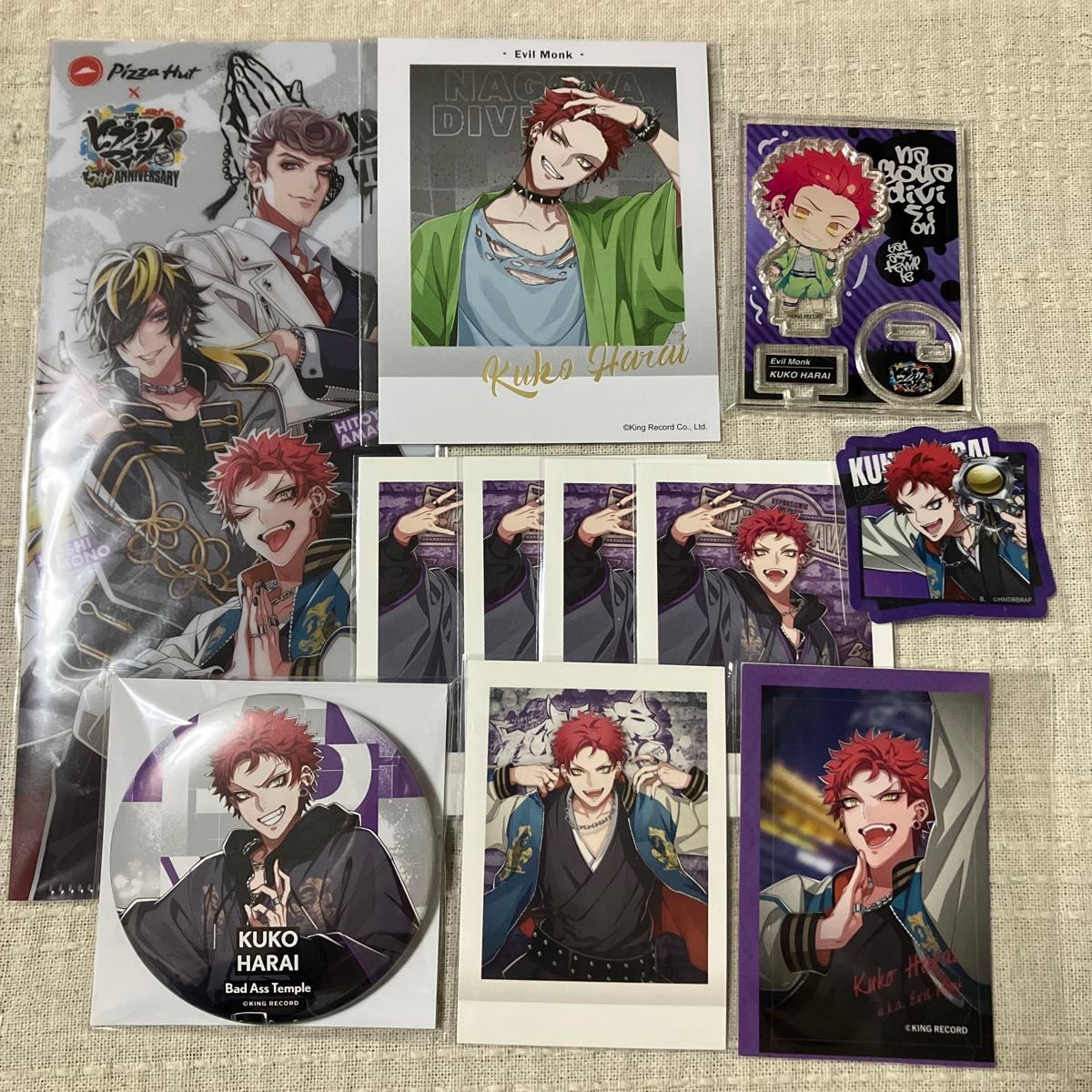 ヒプノシスマイク 波羅夷空却 缶バッジ Guide Book＋ 波羅夷空却