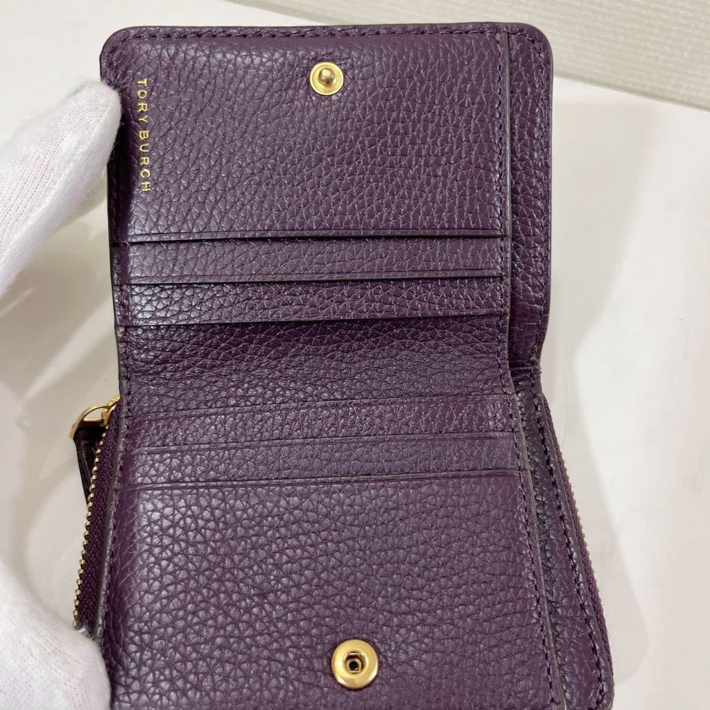 トリーバーチ 2つ折り財布 TORY BURCH ウォレット ラウンドファスナー