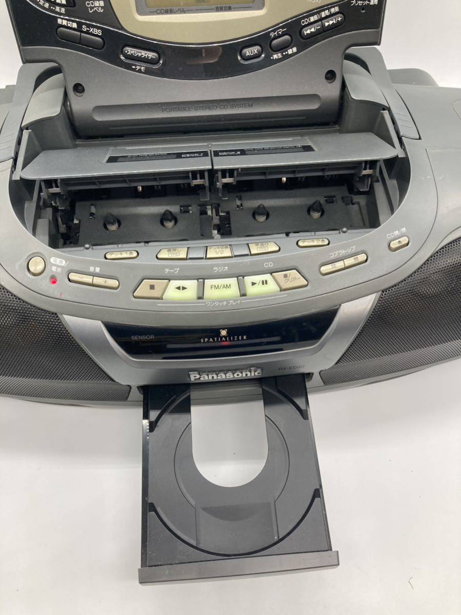 ジャンク Panasonic CDラジカセ 配送 RX-DT95 コブラトップ CD/TAPE/AM