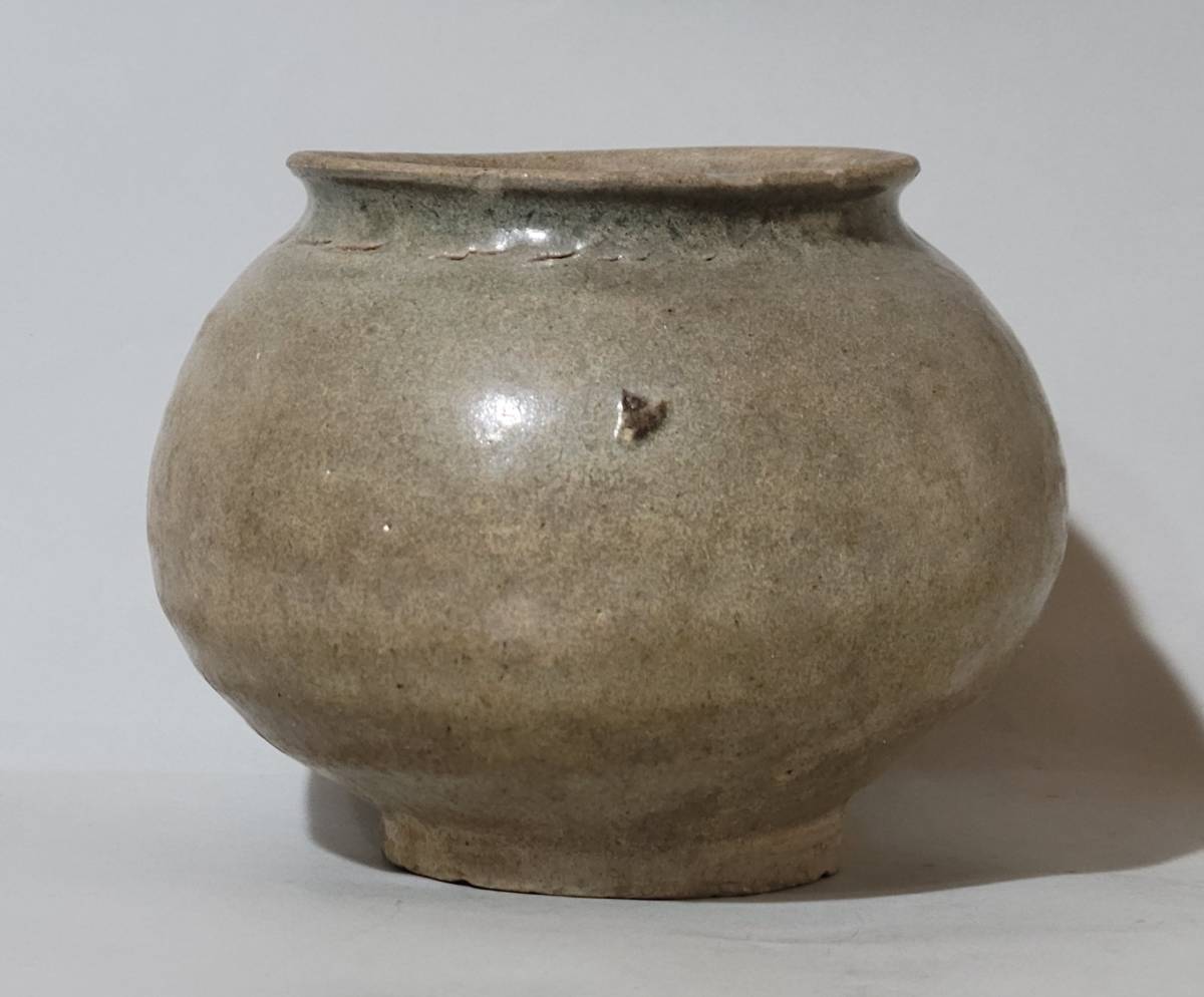 Yahoo!オークション - 古美術柳 高麗青磁 塩笥小壺 高麗末期〜李朝初期