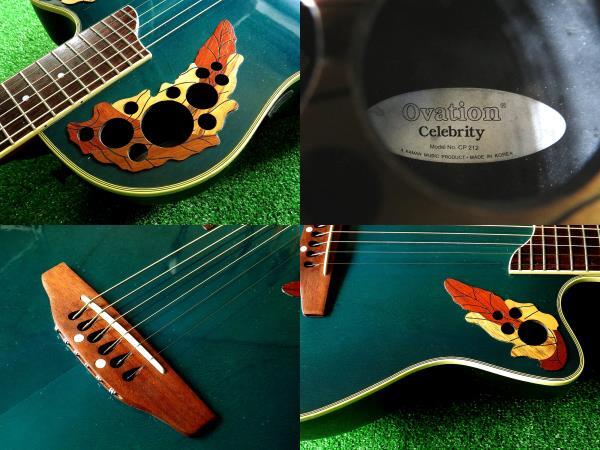 OVATION CP212 パーラーサイズ セレブリティ グリーン OVATION CP212