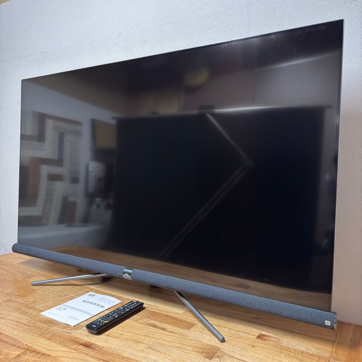 TCL 65V型 4K 液晶テレビ JBLサウンドバー搭載 65C601U HDR10対応 外